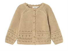 Lil Atelier irish cream strik cardigan